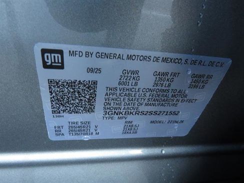 New 2025 Chevrolet Blazer RS w/ Driver Confidence II Package image 15