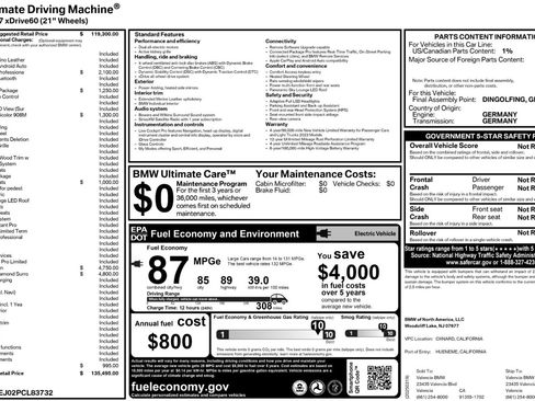 Used 2023 BMW i7 xDrive60 image 70