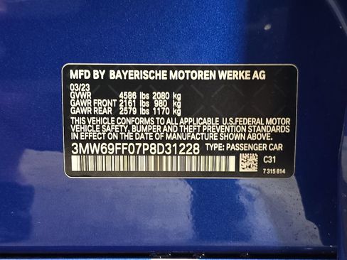 Used 2023 BMW 330i Sedan w/ M Sport Package RWD image 30