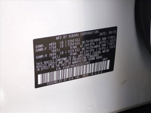 Certified 2025 Subaru Outback Limited w/ Popular Package #2 AWD/4WD image 30