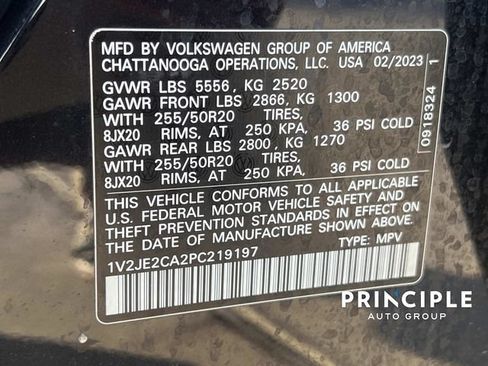 Used 2023 Volkswagen Atlas Cross Sport SE w/ Panoramic Sunroof Package FWD image 39