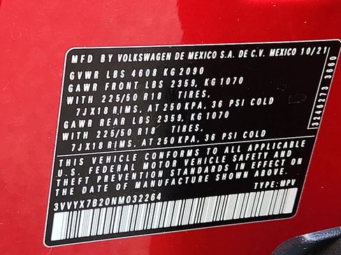 Used 2022 Volkswagen Taos SE w/ IQ.Drive SE Package image 28