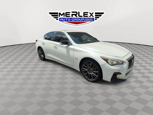Used 2018 INFINITI Q50 Red Sport 400 RWD image 2