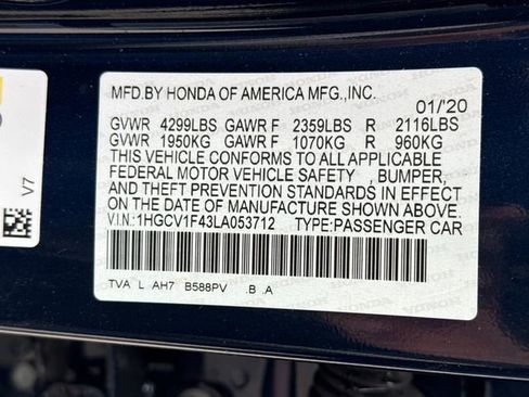 Used 2020 Honda Accord EX image 17