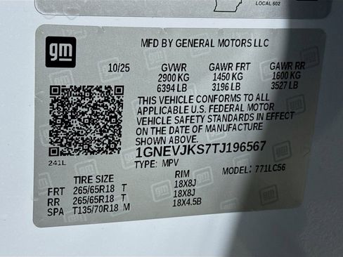 New 2026 Chevrolet Traverse Z71 w/ Enhanced Driving Package image 34