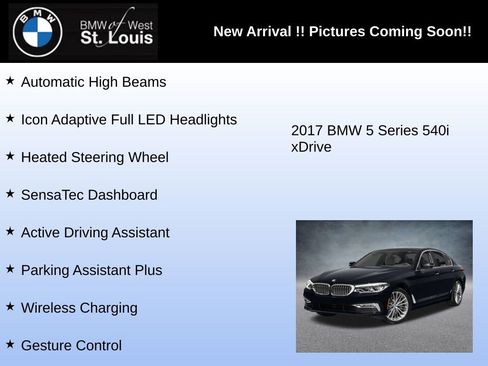 Used 2017 BMW 540i xDrive image 13