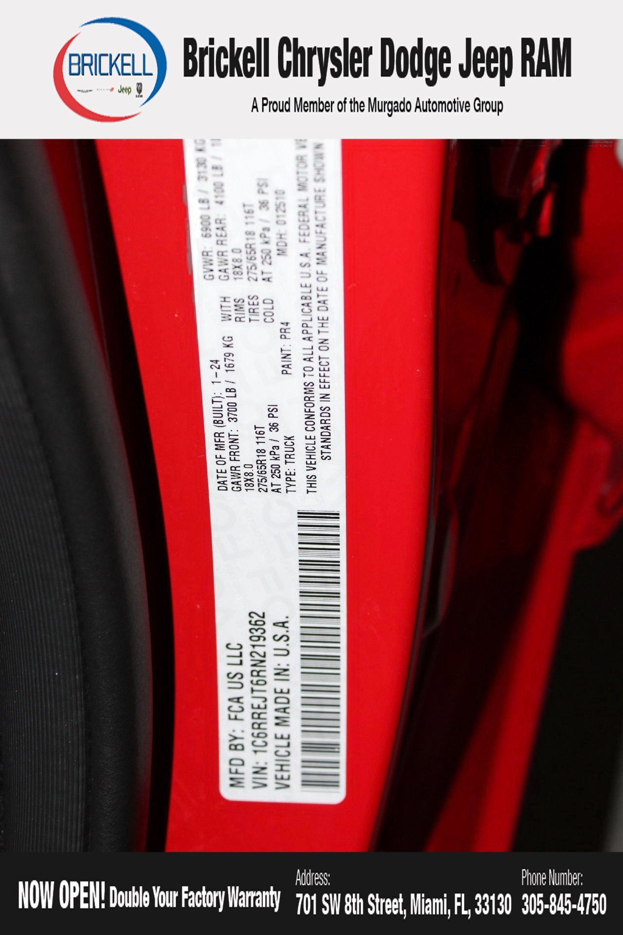 Used 2024 RAM 1500 Laramie RWD image 36