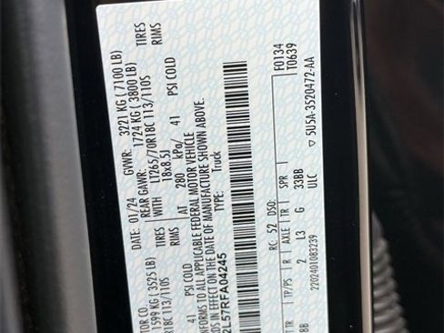 Used 2024 Ford F150 STX w/ Equipment Group 201A FX4 image 34