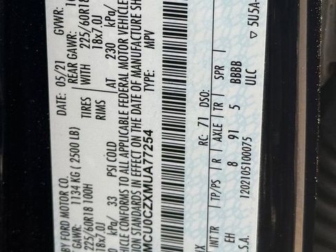 Certified 2021 Ford Escape SEL FWD image 35