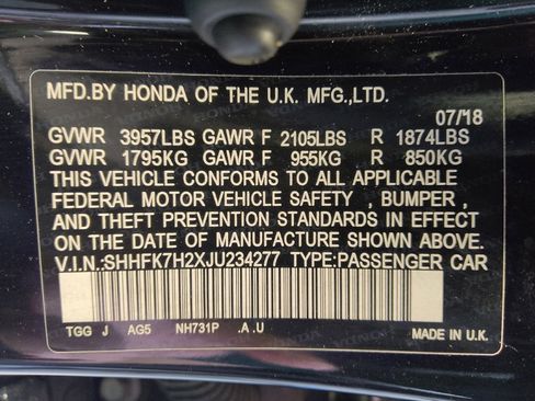 Used 2018 Honda Civic LX image 33