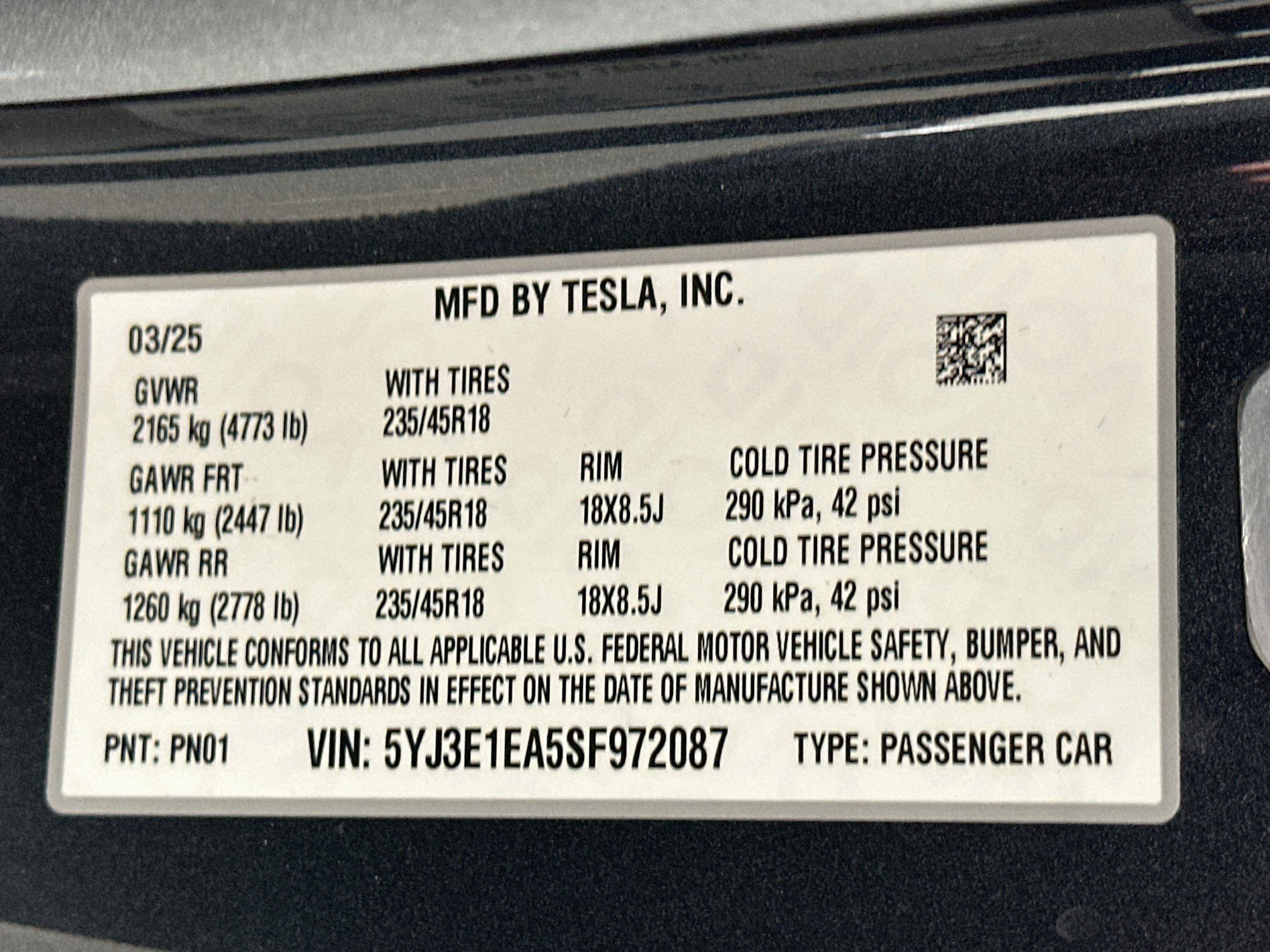 Used 2025 Tesla Model 3 Long Range RWD image 12