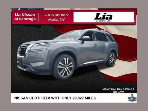 Certified 2023 Nissan Pathfinder Platinum w/ Cargo Package AWD/4WD image 1