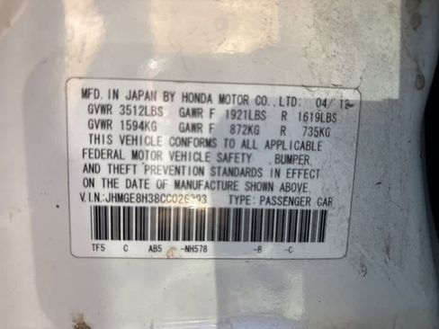 Used 2012 Honda Fit image 12