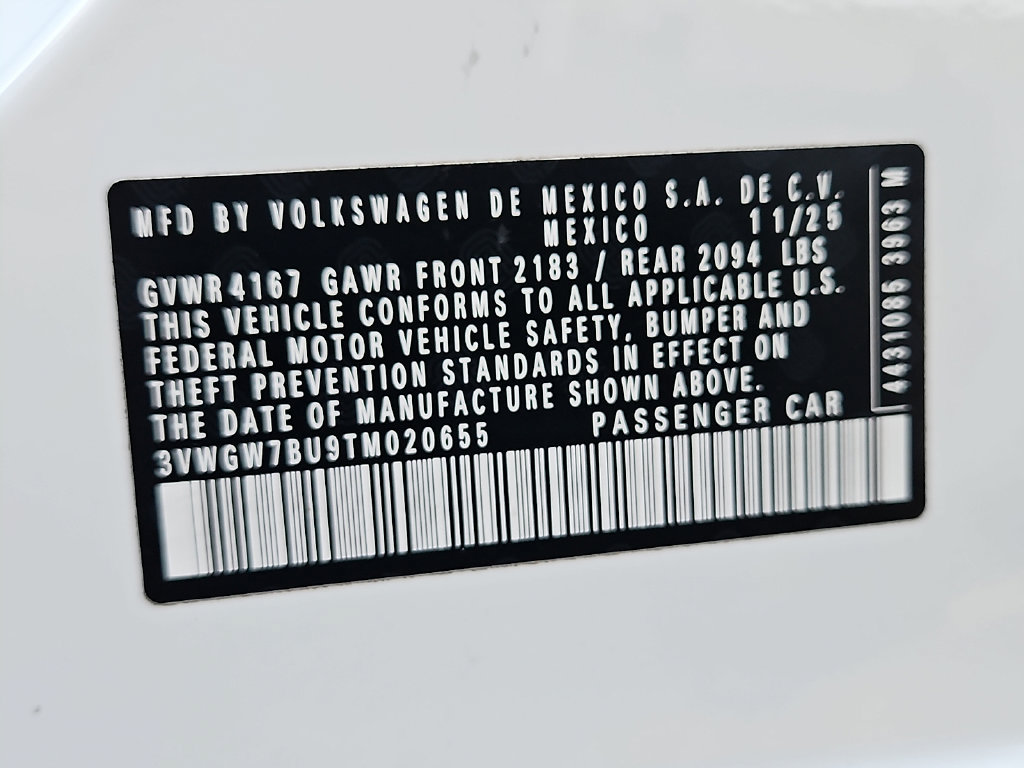 Certified 2026 Volkswagen Jetta SEL FWD image 31