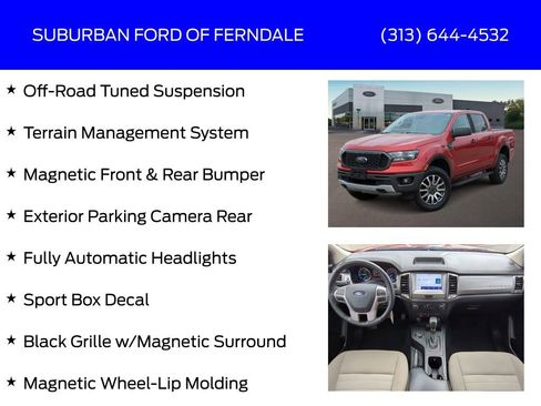 Used 2019 Ford Ranger XLT w/ Equipment Group 302A Luxury image 13