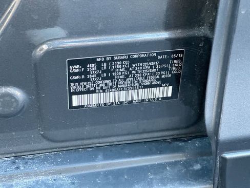 Used 2019 Subaru Outback 2.5i Premium w/ Popular Package #2 image 37