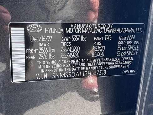 Used 2023 Hyundai Santa Fe Calligraphy AWD/4WD image 46