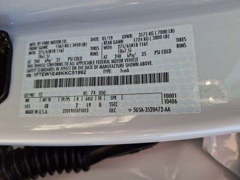 Used 2019 Ford F150 Lariat w/ Trailer Tow Package image 31