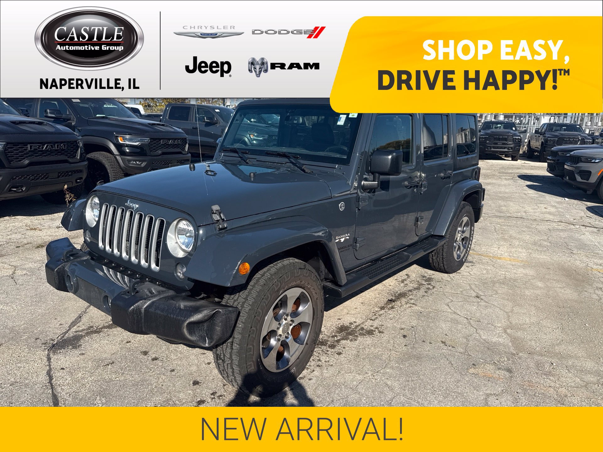 Used 2016 Jeep Wrangler Unlimited Sahara w/ Connectivity Group AWD/4WD image 1