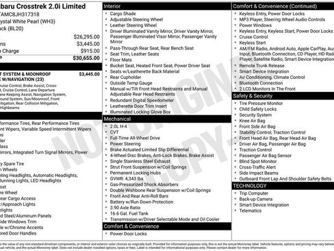 Used 2018 Subaru Crosstrek 2.0i Limited image 18
