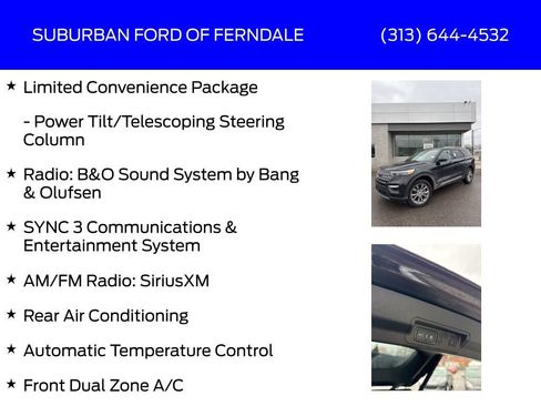 Used 2023 Ford Explorer Limited w/ Equipment Group 301A image 9
