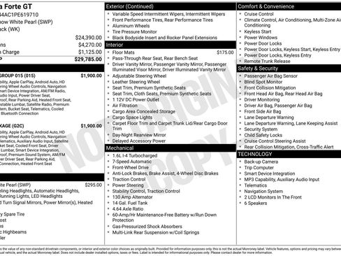 Used 2023 Kia Forte GT w/ GT2 Package FWD image 1