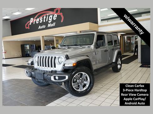 Used 2021 Jeep Wrangler Unlimited Sahara AWD/4WD image 1