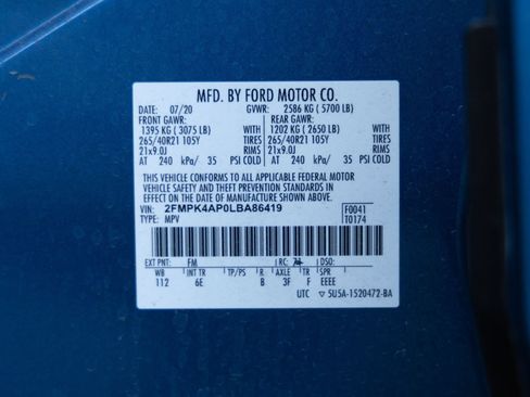 Used 2020 Ford Edge ST w/ Equipment Group 401A AWD/4WD image 36