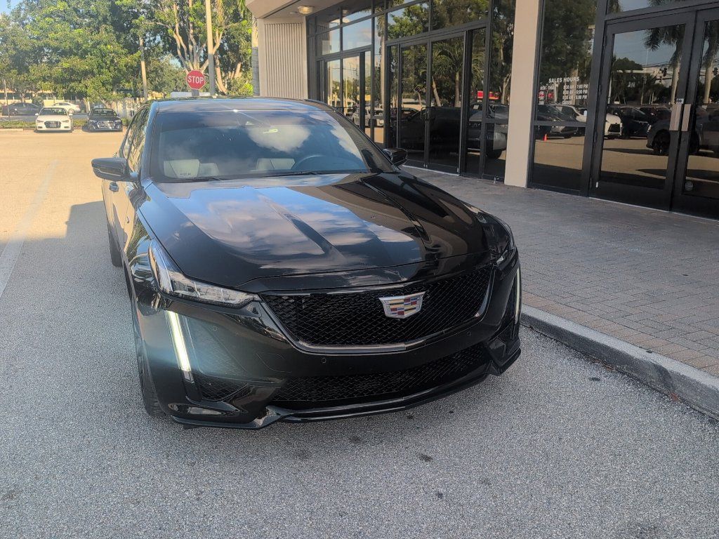 Used 2024 Cadillac CT5 V w/ LPO, Red Accent Package RWD image 4