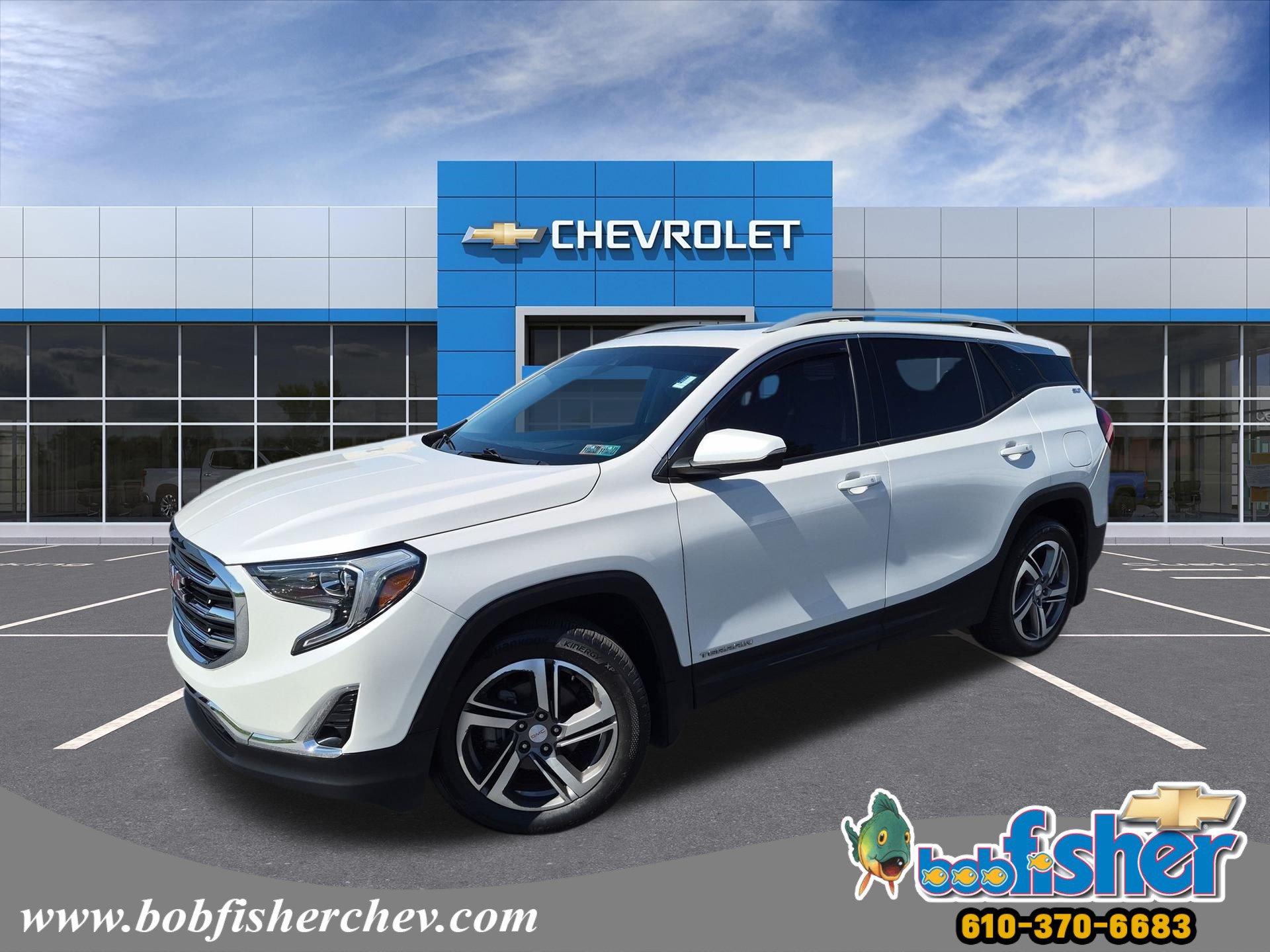 Certified 2021 GMC Terrain SLT w/ Infotainment Package II AWD/4WD image 1