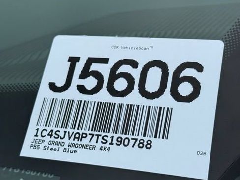 New 2026 Jeep Grand Wagoneer 4WD w/ Quick Order Packge 29V Upland image 39