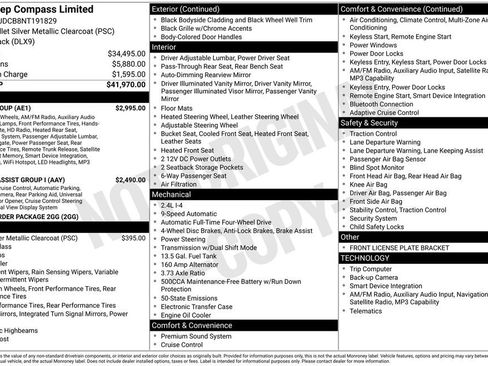 Used 2022 Jeep Compass Limited w/ Elite Group image 6