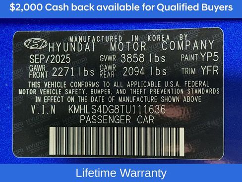 New 2026 Hyundai Elantra SEL Sport image 33