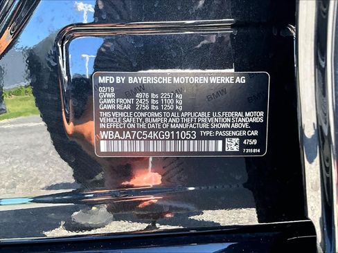 Used 2019 BMW 530i xDrive w/ Convenience Package AWD/4WD image 36