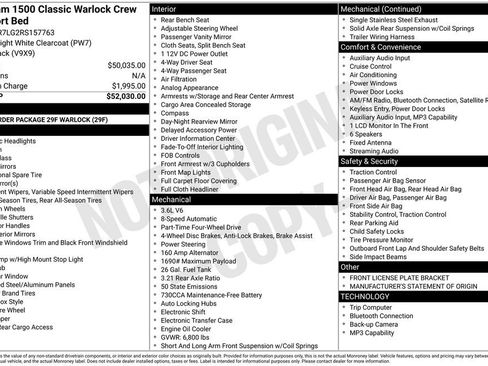 Used 2024 RAM 1500 Classic Warlock image 2