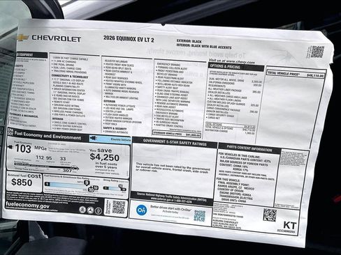 New 2026 Chevrolet Equinox EV LT image 14