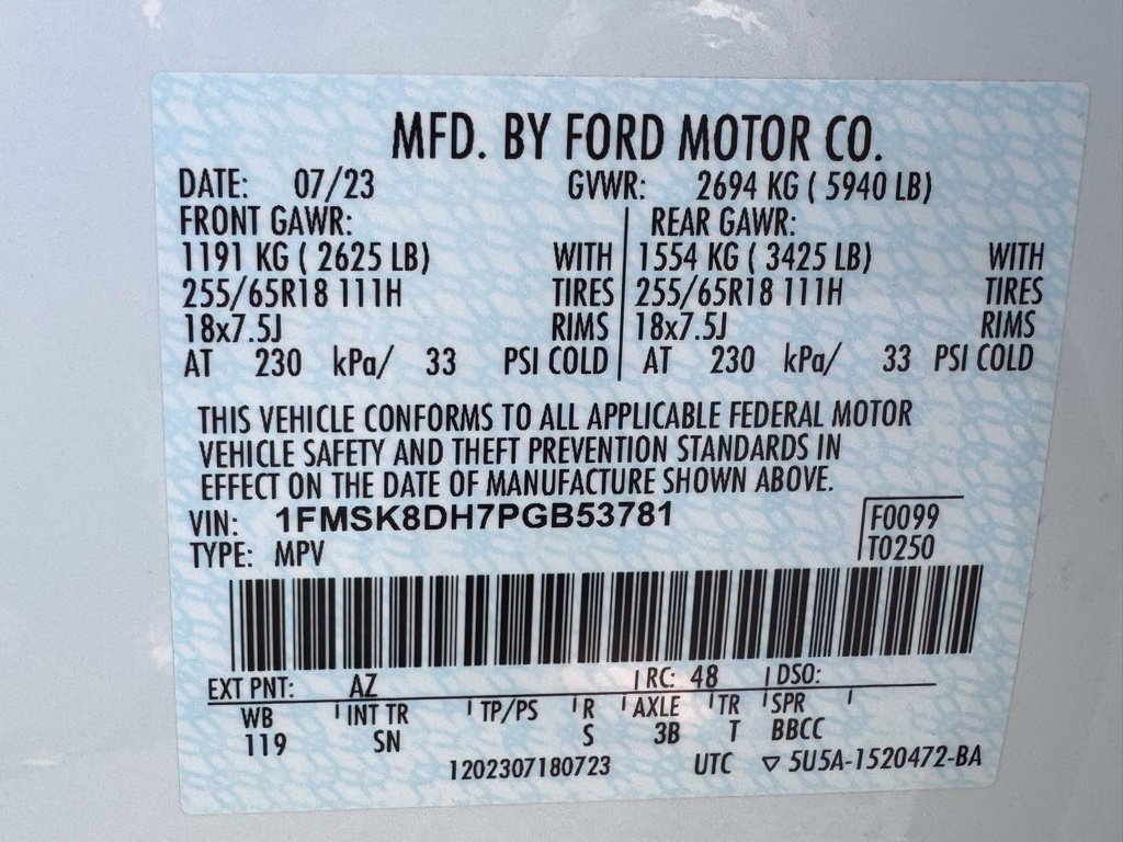 Used 2023 Ford Explorer XLT w/ Equipment Group 202A AWD/4WD image 46