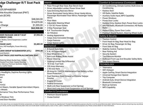 Used 2023 Dodge Challenger R/T Scat Pack RWD image 38