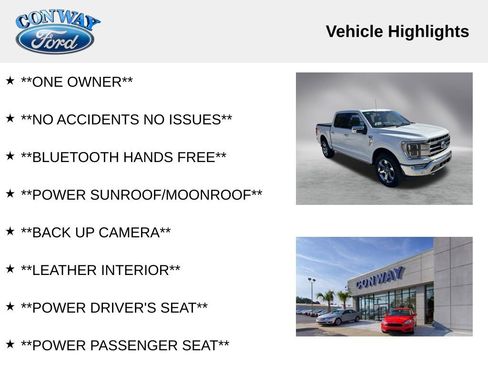 Used 2023 Ford F150 Lariat w/ Equipment Group 502A High image 4