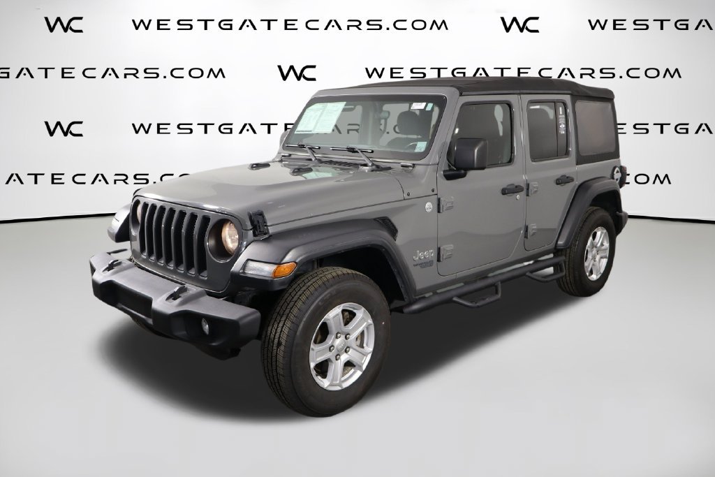 Used 2019 Jeep Wrangler Unlimited Sport w/ Technology Group AWD/4WD 360° Tour