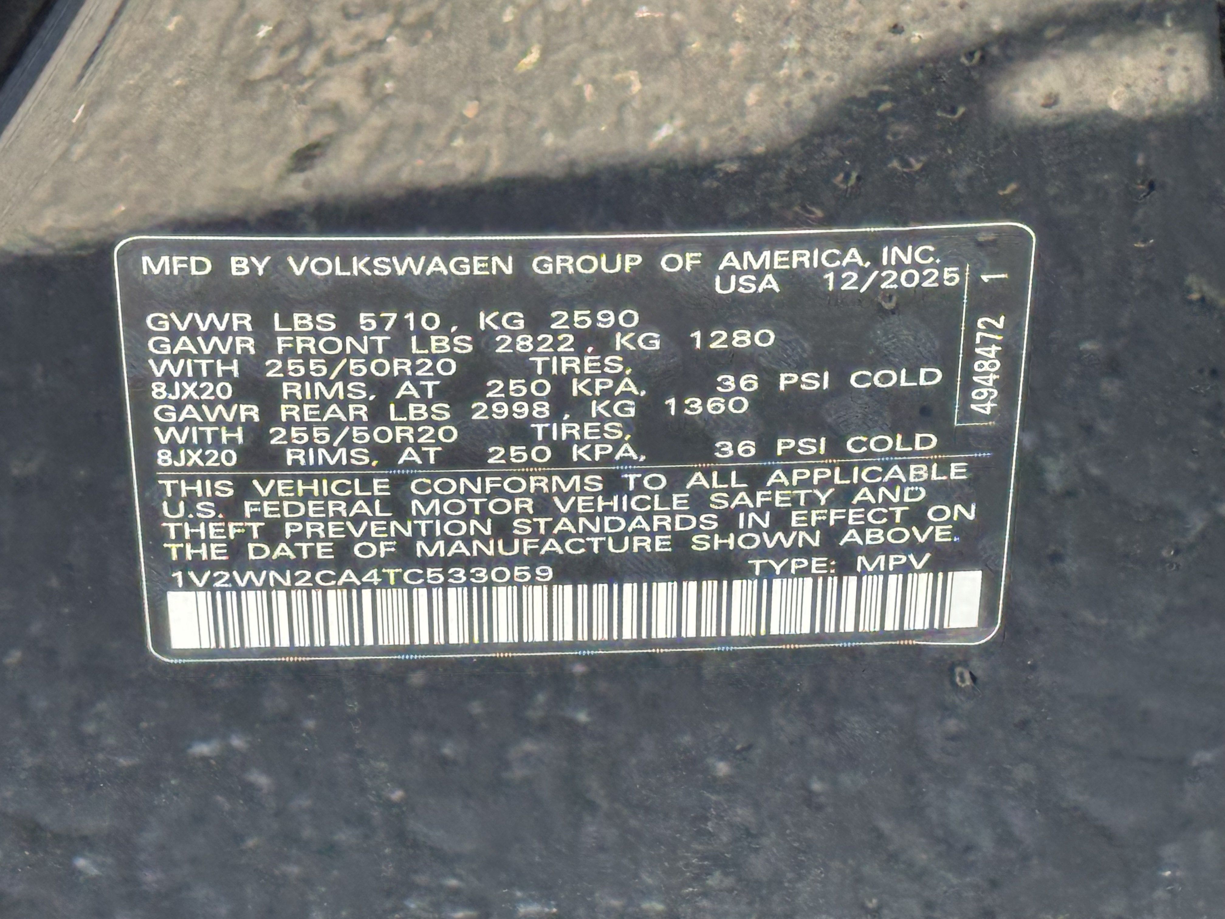 Used 2026 Volkswagen Atlas SE FWD image 37