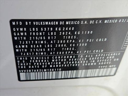 Used 2020 Volkswagen Tiguan SE w/ Panoramic Sunroof Package AWD/4WD image 15
