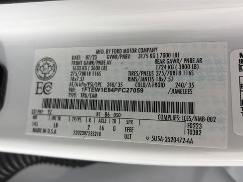 Certified 2023 Ford F150 Tremor AWD/4WD image 9
