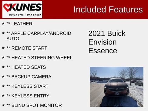 Used 2021 Buick Envision Essence image 2