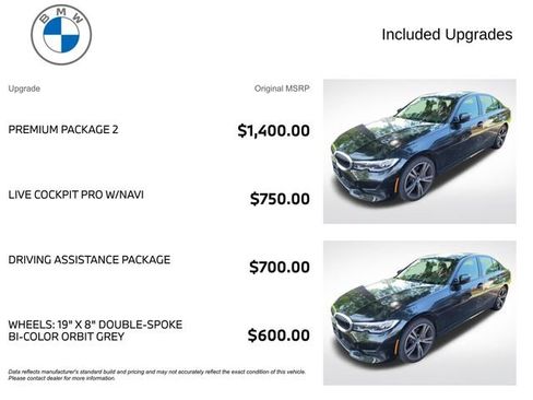 Used 2022 BMW 330i xDrive Sedan w/ Premium Package 2 AWD/4WD image 3