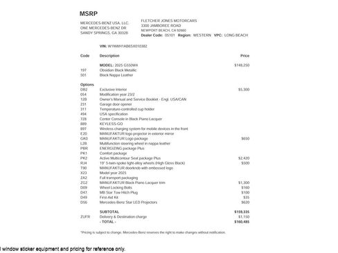 Certified 2025 Mercedes-Benz G 550 image 26