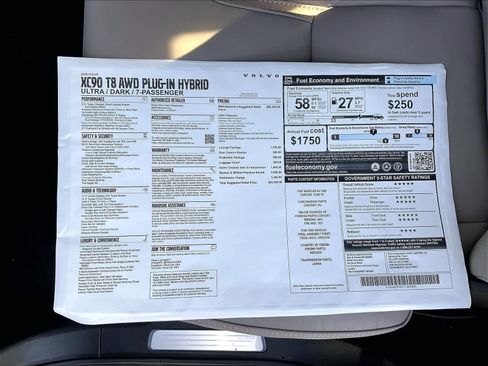 New 2026 Volvo XC90 T8 Ultra w/ Lounge Package image 37