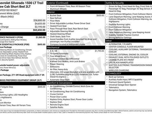 Used 2025 Chevrolet Silverado 1500 LT Trail Boss w/ Convenience Package II image 2