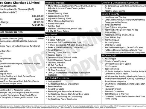 Used 2025 Jeep Grand Cherokee L Limited image 39
