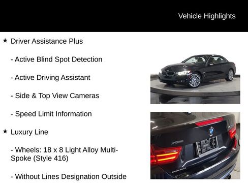 Used 2015 BMW 435i xDrive Convertible AWD/4WD image 13